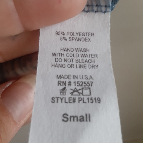 POLAGRAM boho desert cactus tee grey blue size S - Picture 5 of 6